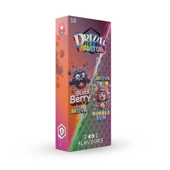 Drizzle Switch 2G THC Vape 3 Flavours-in-1