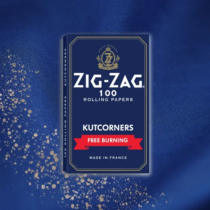 Zig-Zag Blue Free Burning