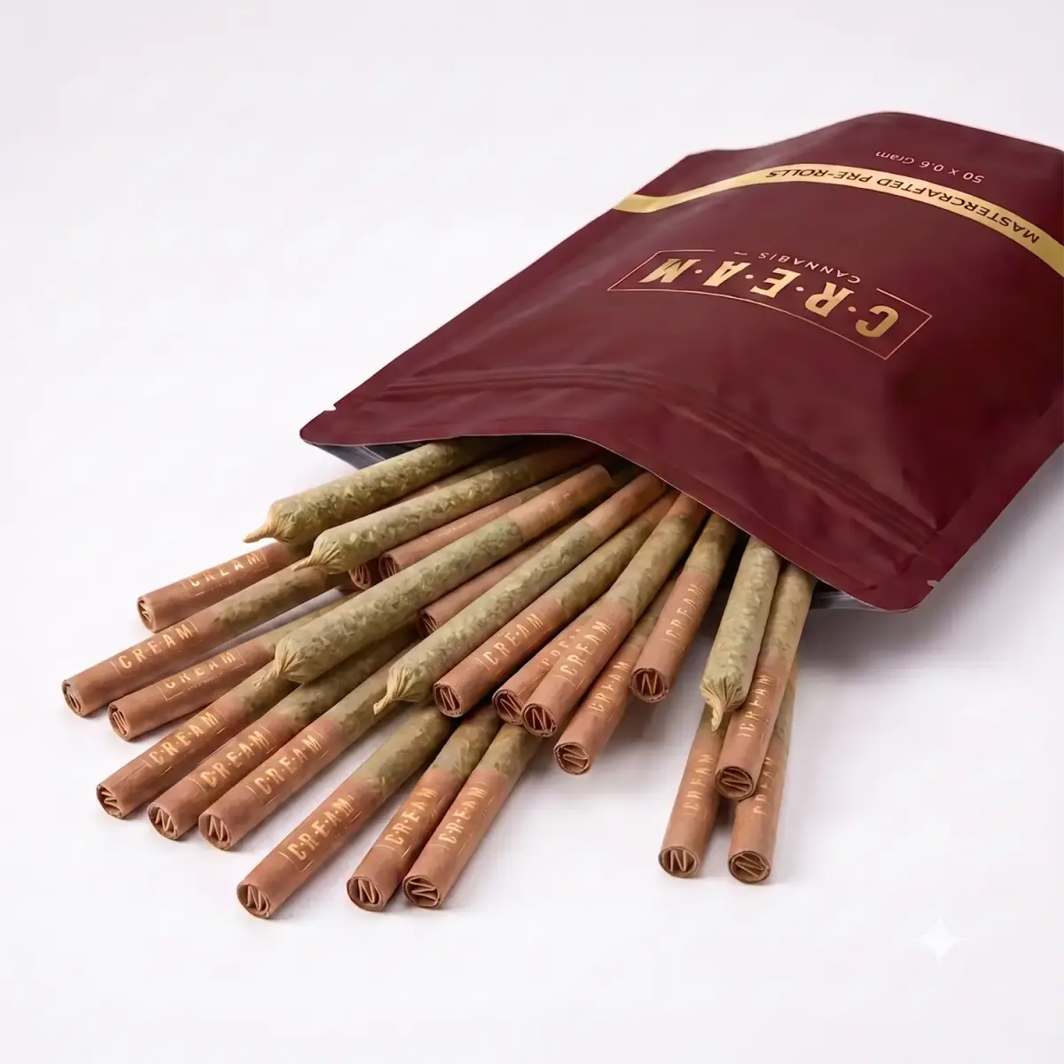 C.R.E.A.M. 0.6g Pre-Rolls (50 Pack)