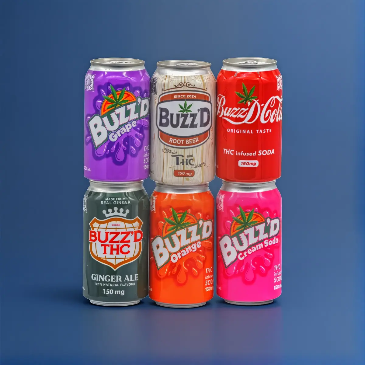 BUZZ'D Soda 150mg THC Drink