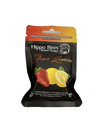 Hippo Bites Infused Gummies 100mg - Starbuds Halifax - shrooms halifax
