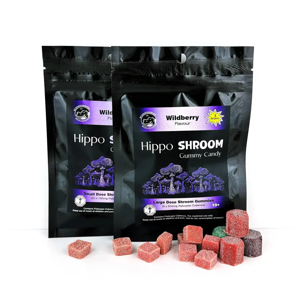 Hippo Shroom Bites - Starbuds Halifax - shrooms halifax