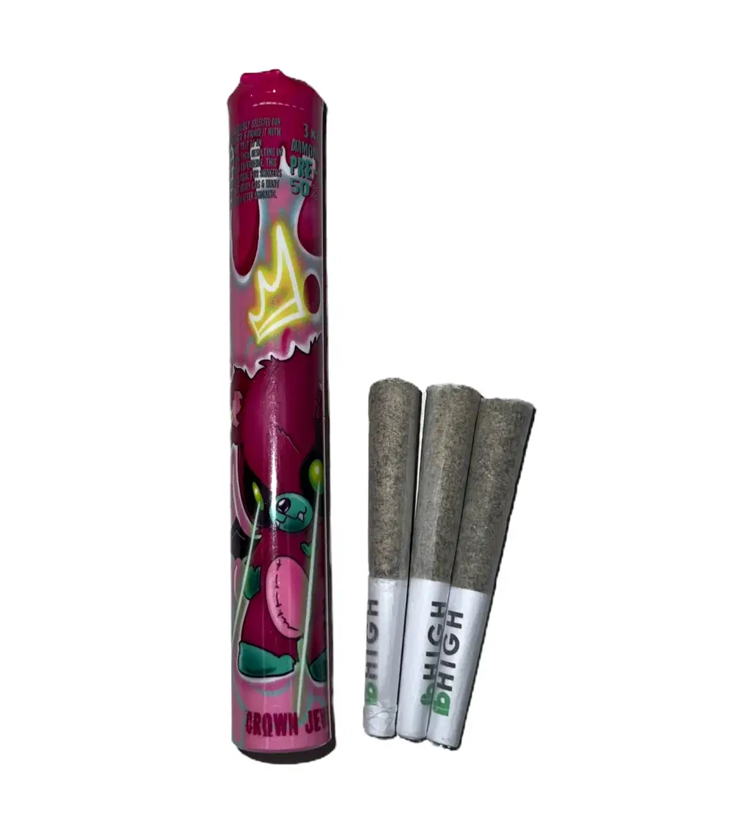 IB High Crown Jewels 3 x 0.5G Diamond Infused Pre-Rolls 50% THC - Starbuds Halifax - shrooms halifax