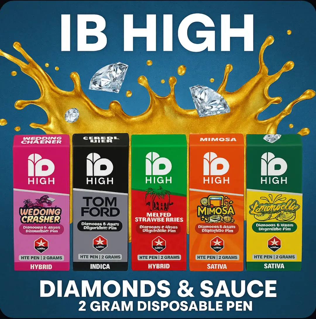 IB High Diamonds & Sauce 2G Disposable Pen - Starbuds Halifax - shrooms halifax