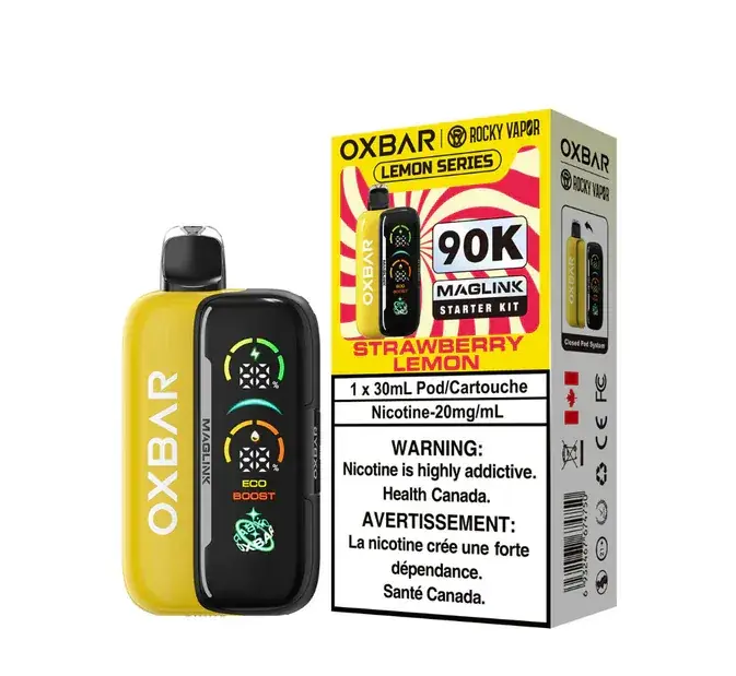 Oxbar 90K Puff Rocky Vapor Starter Kit 2% Nic - Starbuds Halifax - shrooms halifax
