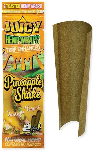 Pineapple Shake - Juicy Jay Terp Enhanced Hemp Wraps - Starbuds Halifax - shrooms halifax