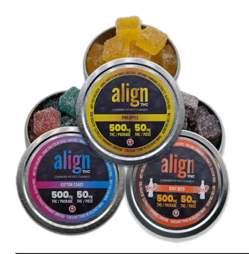 Align 1:1 THC/CBD Gummies - Starbuds Halifax - shrooms halifax