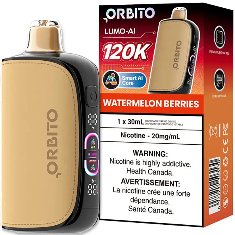 Orbito Lumo AI 120K Disposable Vape - Starbuds Halifax - shrooms halifax