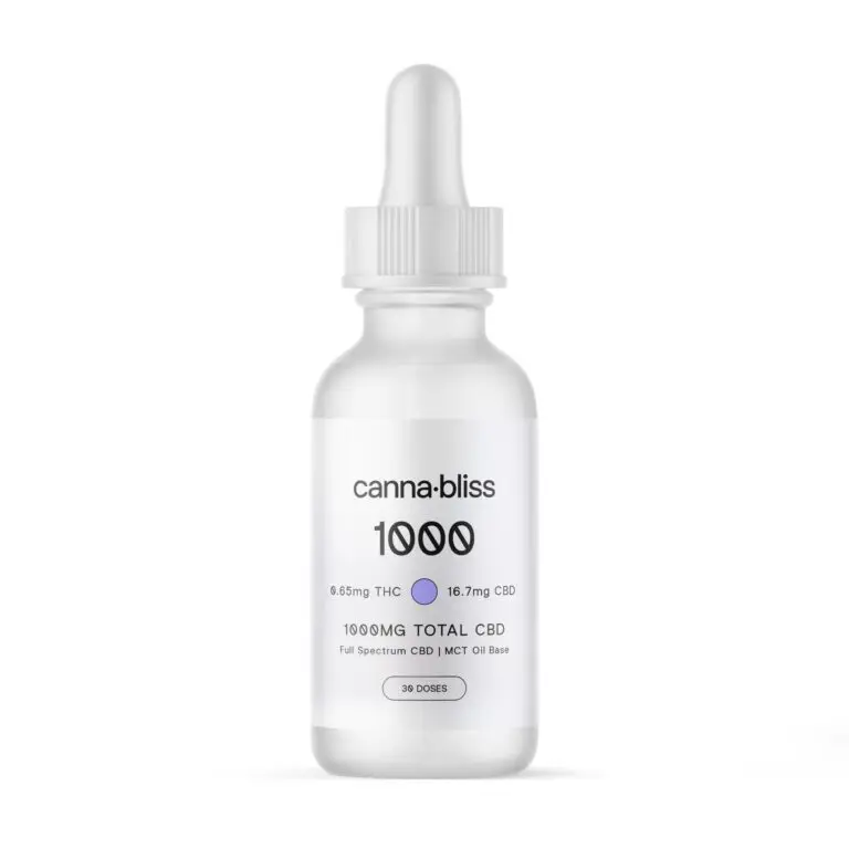 Canna Bliss CBD Tincture 1000mg - Starbuds Halifax - shrooms halifax