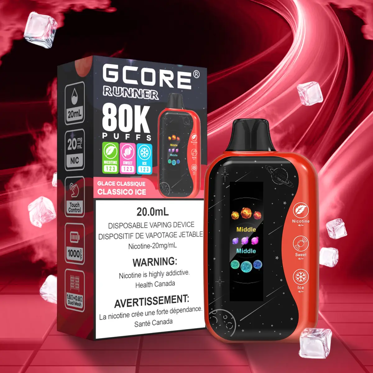 GCORE 2% Runner 80k - Starbuds Halifax - shrooms halifax