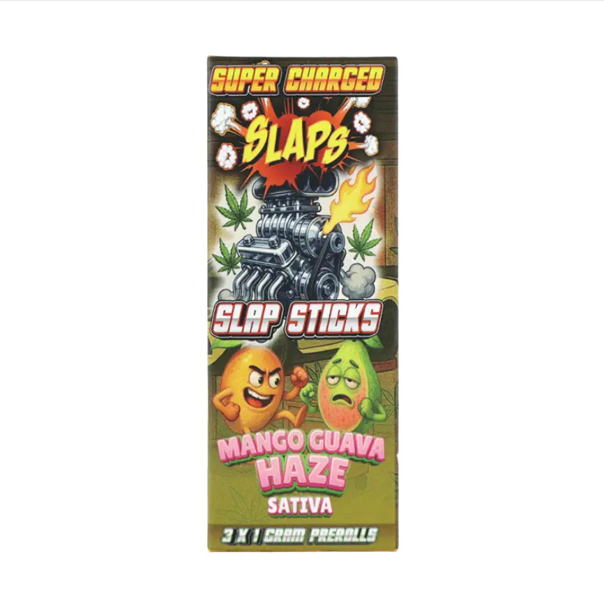 SLAPS Supercharged Slap Sticks 3 x 1G Premium Flower Live Resin + Diamond Coated Pre-Rolls - Starbuds Halifax - shrooms halifax