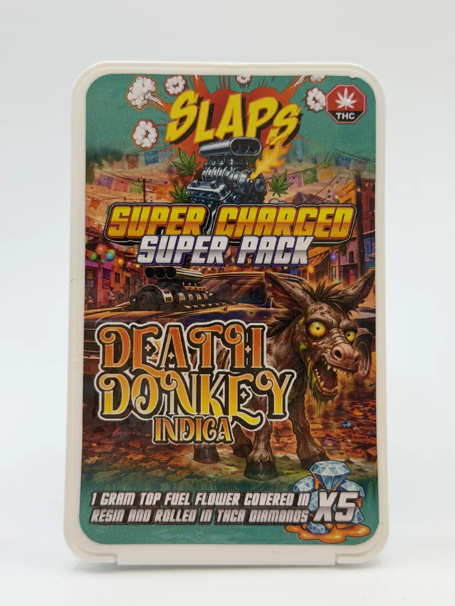 SLAPS Supercharged Super Pack 5 x 1G Premium Flower Live Resin + Diamond Coated Pre-Rolls - Starbuds Halifax - shrooms halifax