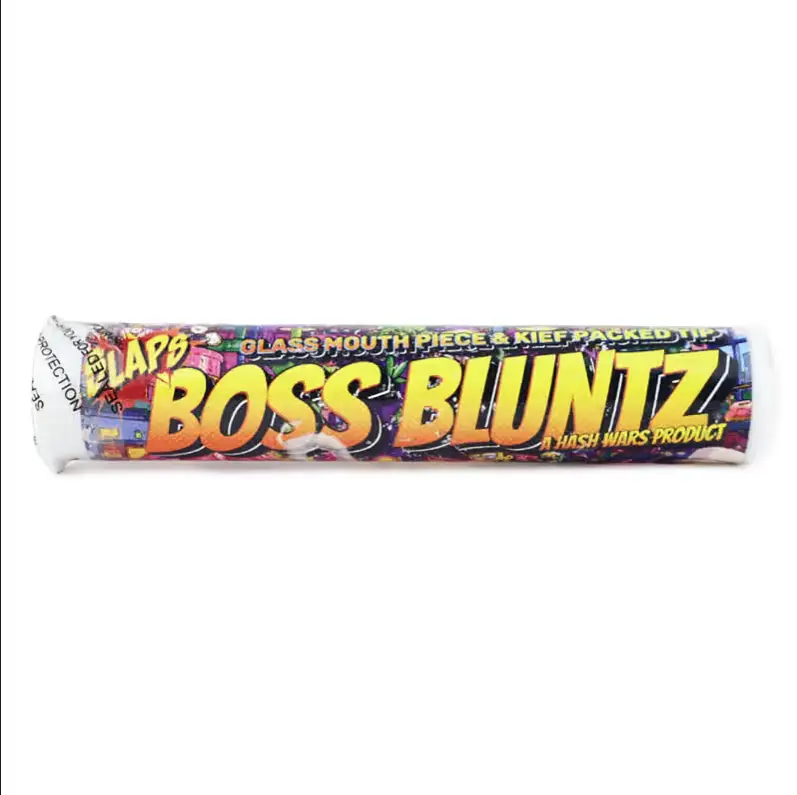 SLAPS Boss Bluntz 3g AAAA Pre-Roll Blunt Distillate Coated Glass Mouthpiece - Starbuds Halifax - shrooms halifax