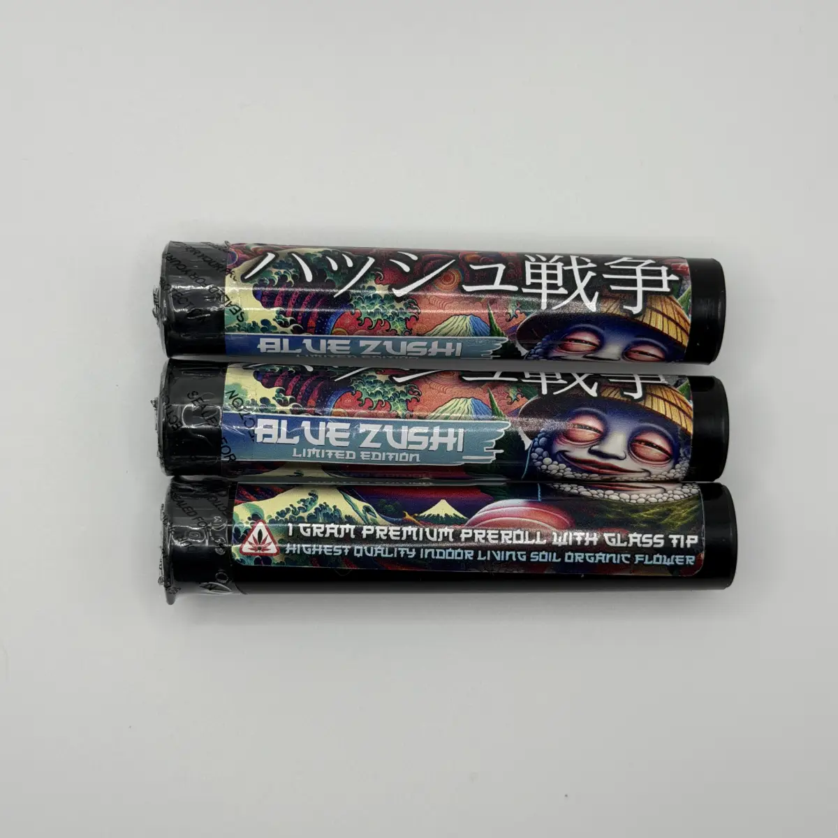 HashWars *LIMITED EDITION* Blue Zushi 1g Premium Pre-Roll w/ Glass Mouthpiece - Starbuds Halifax - shrooms halifax