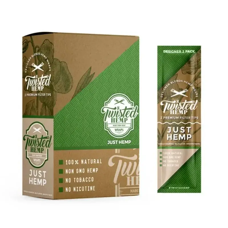 Twisted Hemp Wraps 2 Pack - Starbuds Halifax - shrooms halifax
