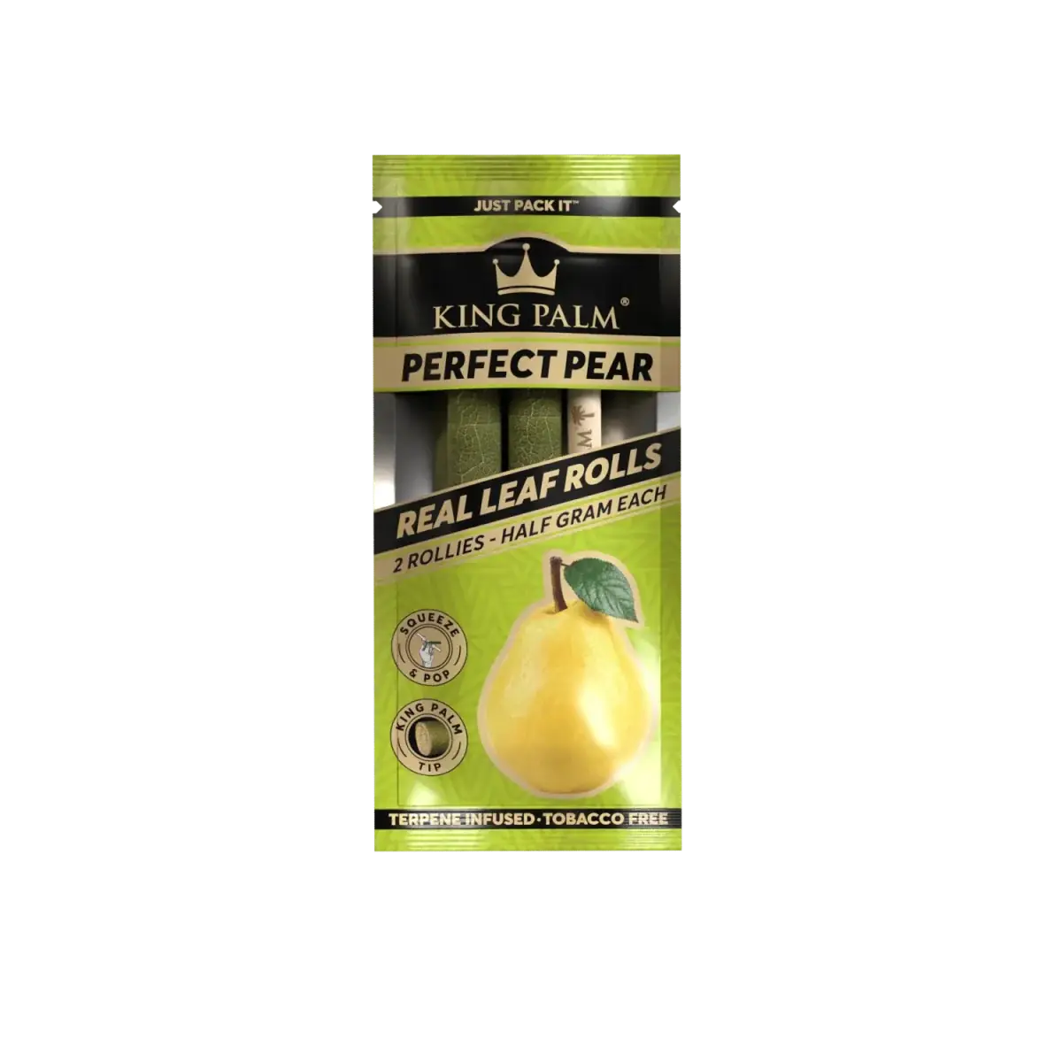 King Palm Real Leaf Rollies Perfect Pear - Starbuds Halifax - shrooms halifax
